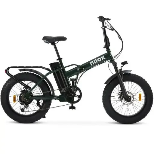 [8050162355304] Nilox Bici Elettrica Pieghevole X8 Pro 250W Green NXEBX8PROGN 