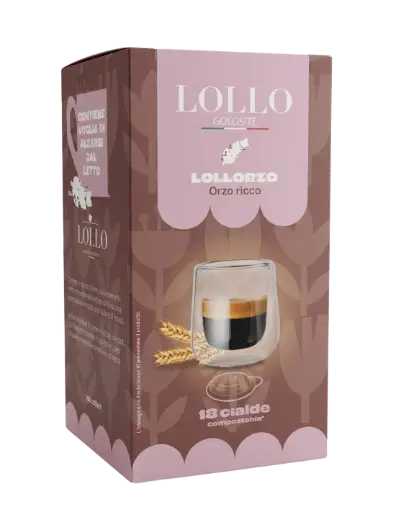 [8034097153419] Lollo Golositè Box Orzo in Cialde 18 Pz