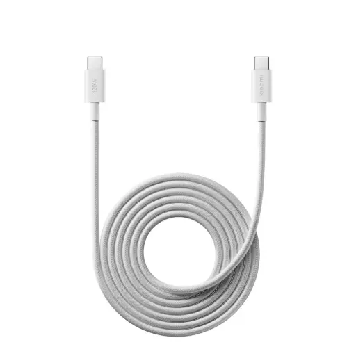 [6932554444037] Xiaomi Data Cable Type-C to Type-C Braided 6A (2 m) White BHR087AGL