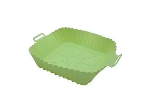[8021735223641] Muitomas Silicone Baking Tray Green AIRFRYERSILGN