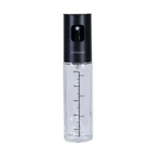 [8021735225935] Muitomas Glass Cruet Spray 100ml Black OILSPRAY100MLBK