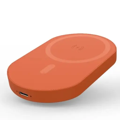 [8021735228028] Celly Power Bank 3000mAh 5W Con MagSafe Mini Orange MAGMINIPB3000OR