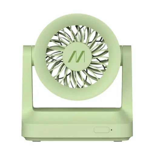 [8021735228363] Muitomas Ventilatore Portatile Mini Da Scrivania Con Ricarica USB-C Green DESKFANGN