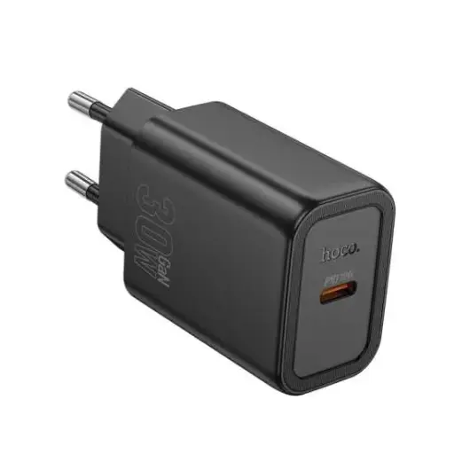 [6942007644297] Hoco Caricabatterie USB-C 30W N62 Black N62.U.BK