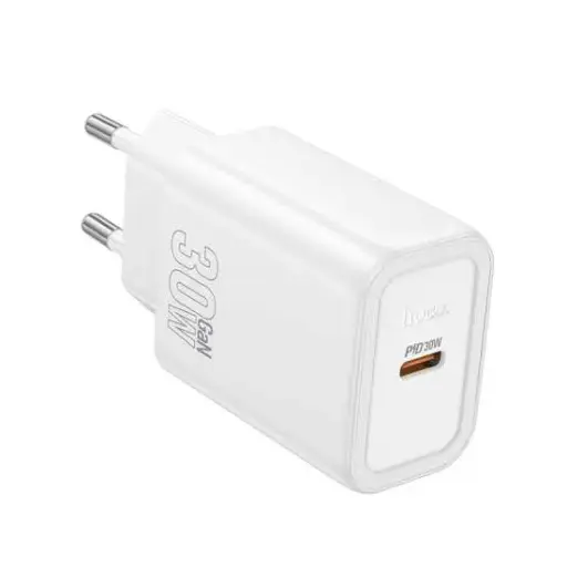 [6942007644303] Hoco Charger USB-C 30W N62 White N62.U.WH