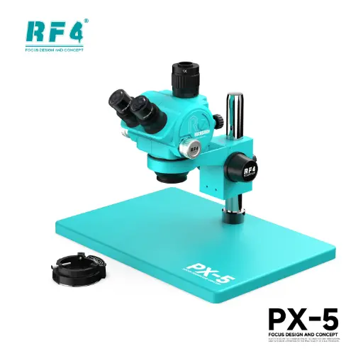 [6973331243511] RF4 Microscopio Trinoculare Stereo 5-50X (PX-5)