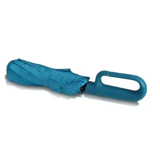 [8021735223733] Muitomas Ombrello Pieghevole Con Manico Blue UMBRHOOKBL