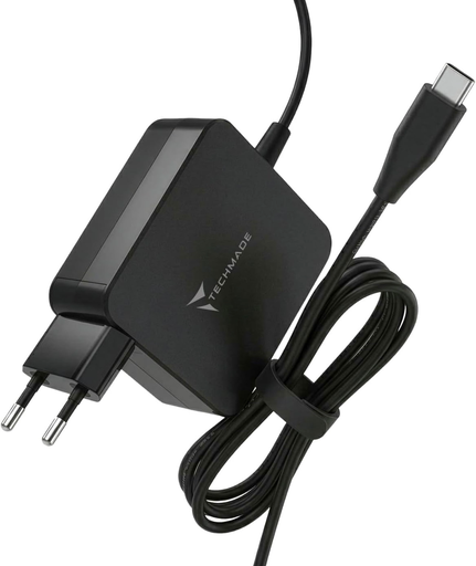 [8099990153362] Techmade Charger USB-C 65W Universal Black TM-AE065PD