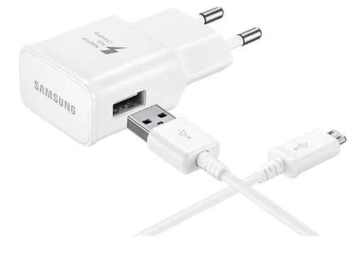 [8806086511162] Samsung charger USB 15W + cavo micro USB fast charge white EP-TA20EWEUGWW