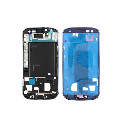 [2410] Front cover frame Samsung S3 Neo I9300i blu