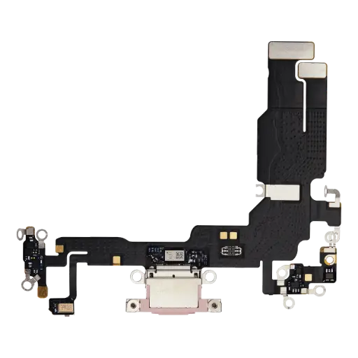[18309] Apple Flat Connettore Di Ricarica iPhone 15 Pink Rigenerato