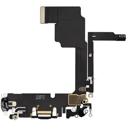 [18292] Apple Flat Connettore Di Ricarica iPhone 15 Pro Titanium Black Rigenerato