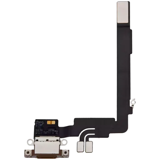 [18313] Apple Flat Connettore Di Ricarica iPhone 16 Pro Max Titanium Sand Rigenerato