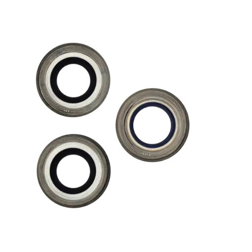 [18199] Apple Vetro Lente Fotocamera iPhone 12 Pro Max (3 Pz) Rigenerato