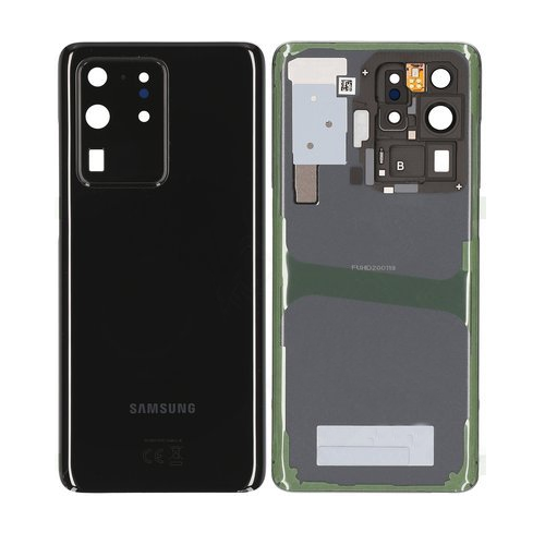 [7599] Samsung Back Cover S20 Ultra 5G SM-G988B Black GH82-22217A