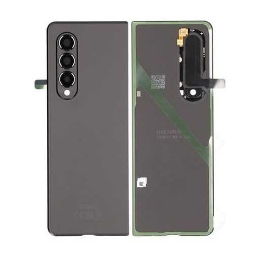 [14782] Samsung Back Cover Z Fold 3 SM-F926B Phantom Black GH82-26312A