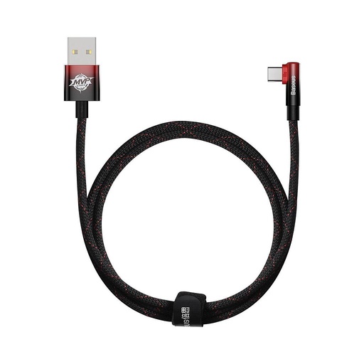 [6932172612412] Baseus Data Cable Type-C 100W 1mt MVP 2 Elbow-shaped red black CAVP000420