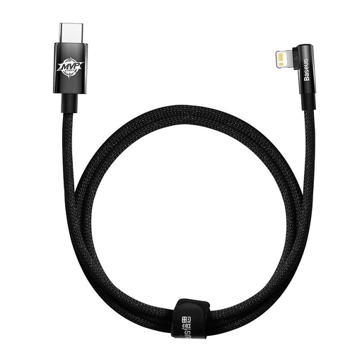 [6932172612337] Baseus Data Cable Type-C to Lightning 20W 1mt MVP 2 Elbow-shaped black CAVP000201