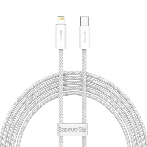 [6932172601935] Baseus Data Cable Type-C to Lightning 20W 2mt Dynamic Series white CALD000102