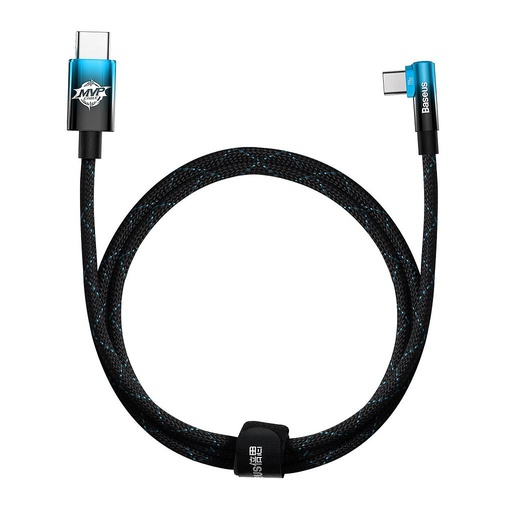 [6932172612467] Baseus Data Cable Type-C to Type-C 100W 1mt MVP 2 Elbow-shaped blue CAVP000621