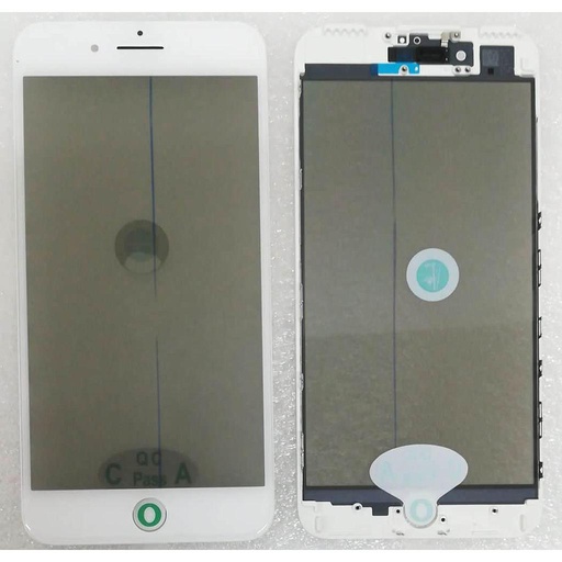 [5637] Vetro Lcd per iPhone 7 Plus white con frame, oca e polarizer