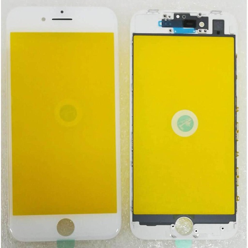 [5659] Glass Lcd for iPhone 8 white con frame A80glafw0