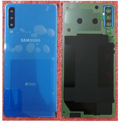 [5712] Samsung Back Cover A7 2018 SM-A750F blue GH82-17829D