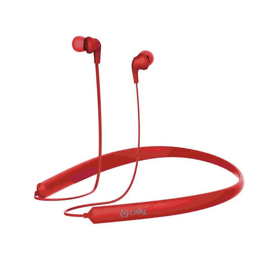 [8021735731849] Celly Earphones Bluetooth stereo Bh Nec red BHNECKRD