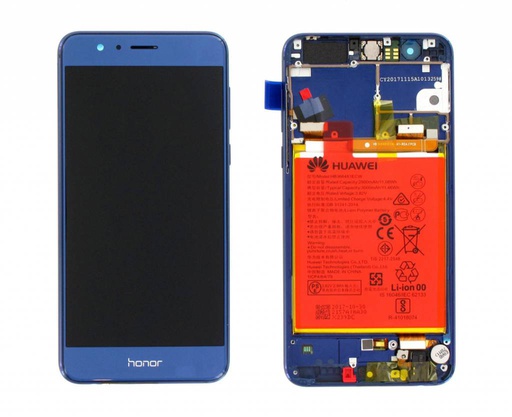 [6490] Huawei Display Lcd Honor 8 blue with battery 02350USN 02350WVB