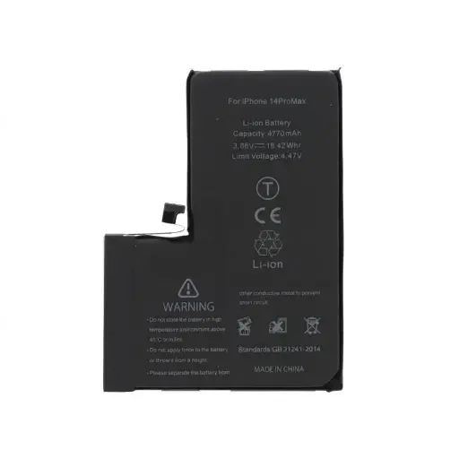 [18415] Apple Batteria iPhone 14 Pro Max Alta Capacità Chip Ti Compatibile