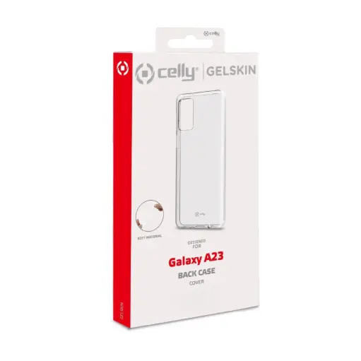 [8021735194484] Celly Case Samsung A23 4G, A23 5G, A23 5G Enterprise Edition Tpu Trasparent GELSKIN1015