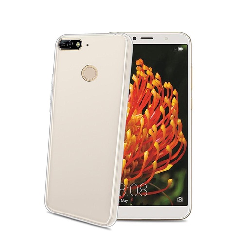[8021735742470] Celly Custodia Huawei Y6 2018 TPU Trasparente GELSKIN755