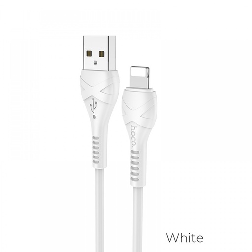 [6931474710499] Hoco data cable Lightning 1mt white X37
