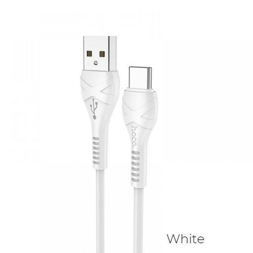 [6931474710512] Hoco data cable Type-C 1mt white X37