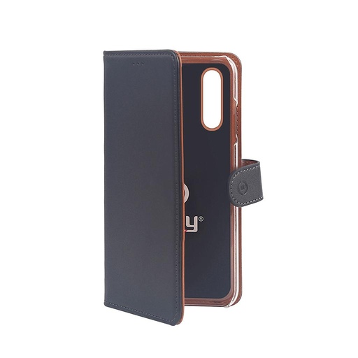[8021735750857] Celly Case Xiaomi Mi 9 Wallet Black WALLY841