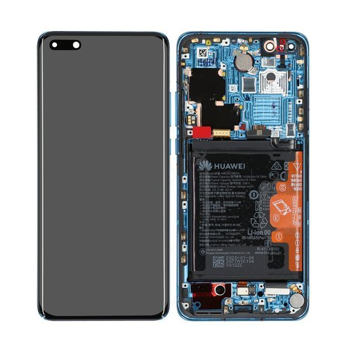 [7555] Huawei Display Lcd P40 Pro blue with battery 02353PJJ