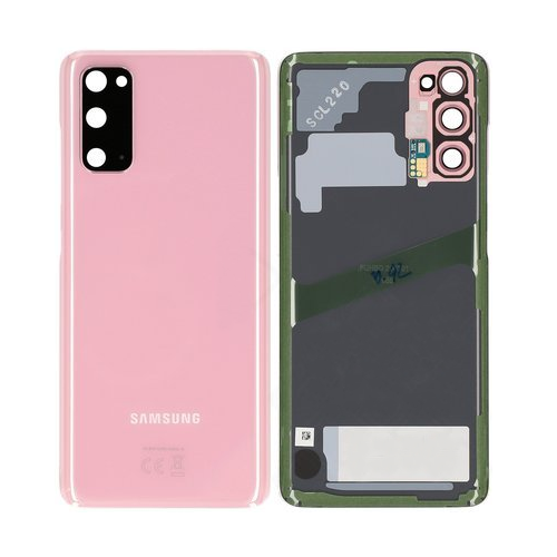 [7605] Samsung Back Cover S20 SM-G980F pink GH82-22068C GH82-21576C